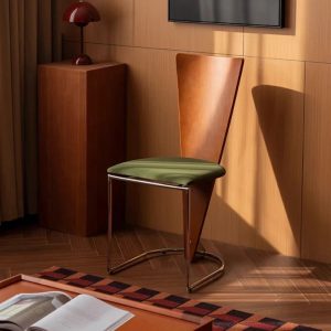 Accent Nordic Design Dining Chair – Bauhaus Inspired Vintage Style