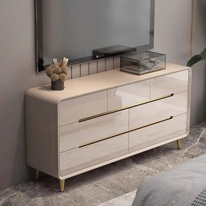 Classic Nordic Display Cabinet – Luxury Storage Drawers for Living Room